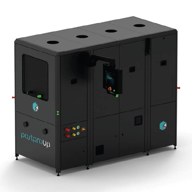 AMT PostPro Up ontpoeder systeem