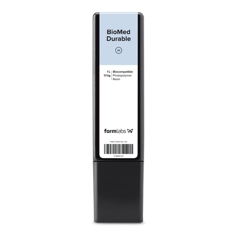 formlabs biomed durable v1.1l form 3 sla resin cartridge