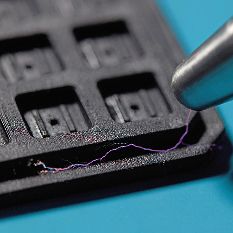 formlabs esd resin sla 3d print conductivity test