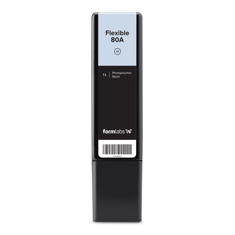 formlabs flexible 80A v1 1l form 3 sla resin cartridge