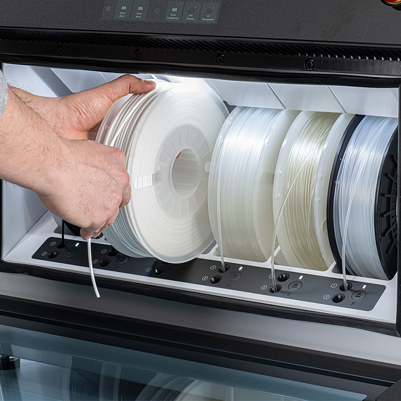 Ultimaker Factor 4 3d print filament material station