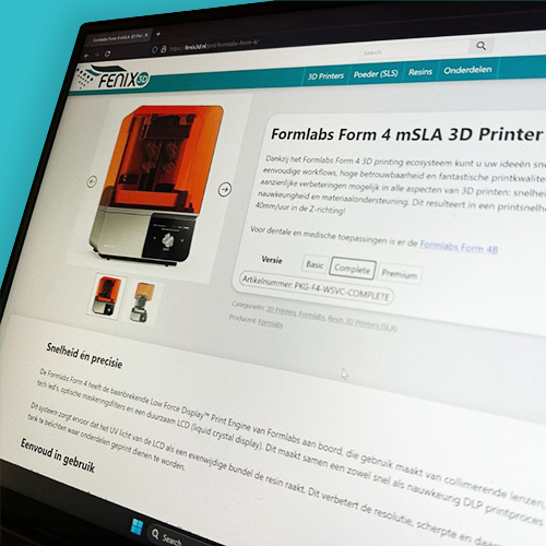 Fenix 3D 3d print webshop